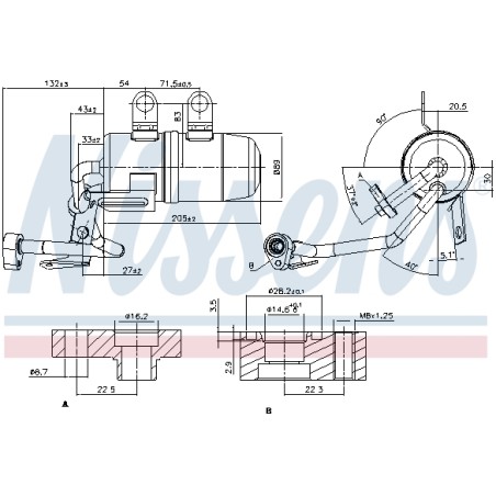 Filtre Deshydratant Clim Pour Volvo C30 C70 II S40 V50 1281837 30661742 30738666