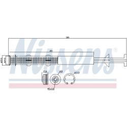 Filtre Deshydratant Clim Pour Opel Chevrolet Vauxhall 1618242 93170609