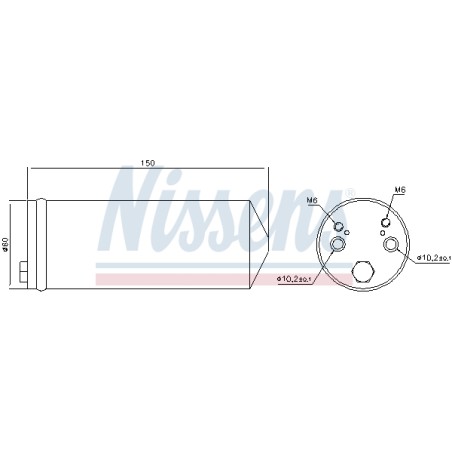 Filtre Deshydratant Clim Pour Mitsubishi L200 L200/Triton MR167799