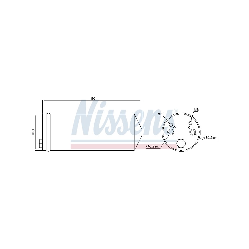 Filtre Deshydratant Clim Pour Mitsubishi L200 L200/Triton MR167799