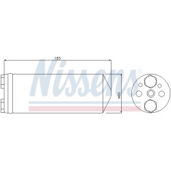 Filtre Deshydratant Clim Pour Nissan Isuzu Subaru Vauxhall 97095658 8971708450