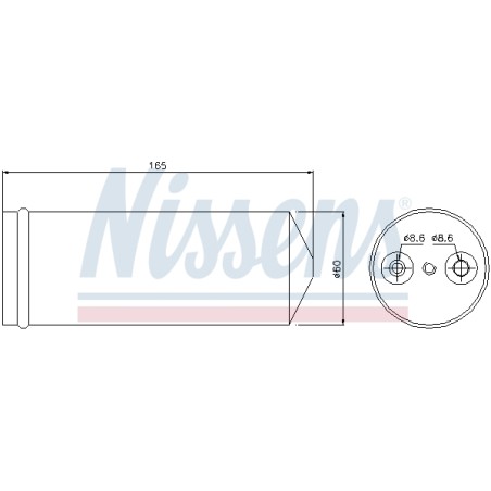 Filtre Deshydratant Clim Pour Opel Meriva A Vauxhall Meriva MK I (A) 13128933