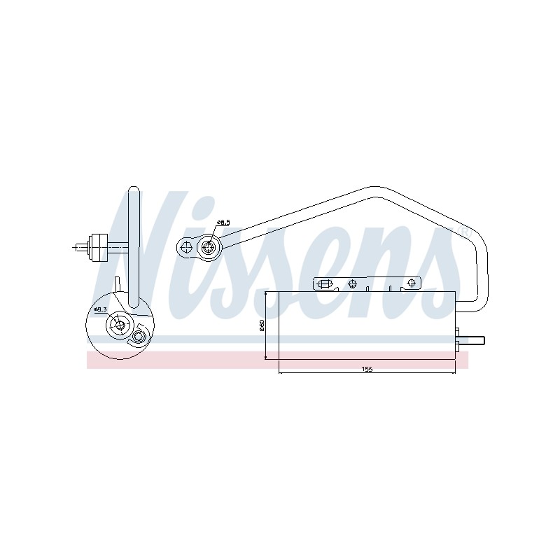 Filtre Deshydratant Clim Pour Opel Fiat Cadillac Saab 13115040 13167341 1848051