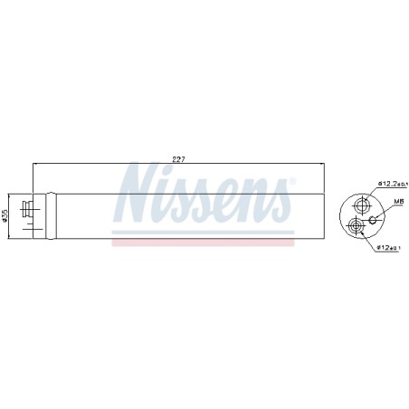 Filtre Deshydratant Clim Pour VW Tiguan 5N0.298.403