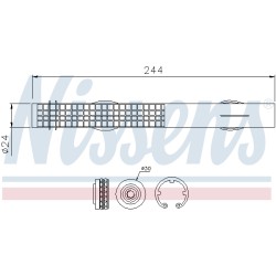 Filtre Deshydratant Clim Pour Renault Opel Chevrolet Saab 921924411R 1618198