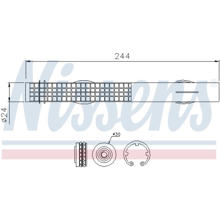 Filtre Deshydratant Clim Pour Renault Opel Chevrolet Saab 921924411R 1618198
