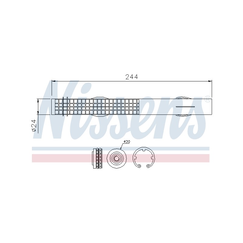 Filtre Deshydratant Clim Pour Renault Opel Chevrolet Saab 921924411R 1618198