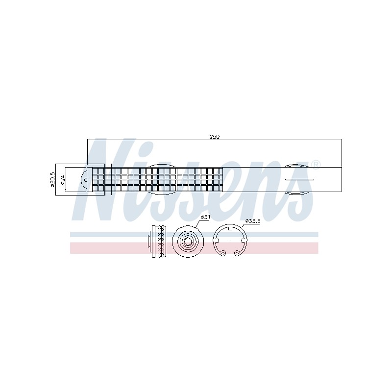Filtre Deshydratant Clim Pour BMW MAN Mini Clubman Smart 9.127.927 4518350447