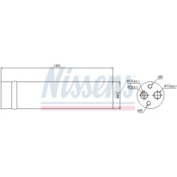 Filtre Deshydratant Clim Pour Honda Civic VIII 80351-SMG-E02 80351SMGE01