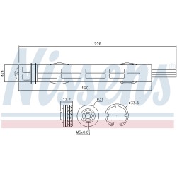 Filtre Deshydratant Clim Pour Renault Kangoo Laguna III 921920001R