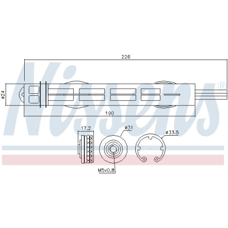 Filtre Deshydratant Clim Pour Renault Kangoo Laguna III 921920001R