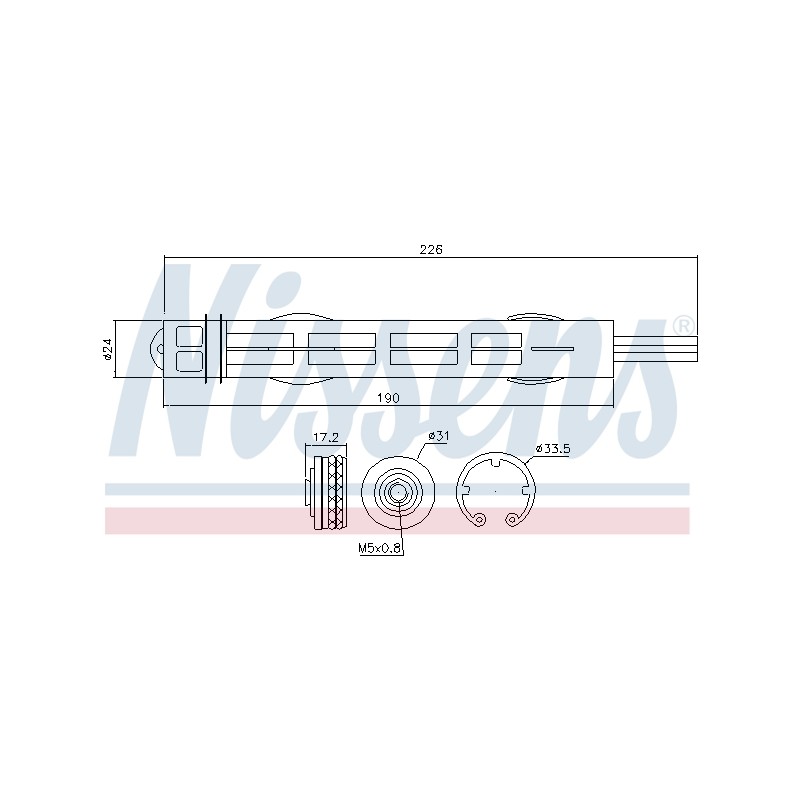 Filtre Deshydratant Clim Pour Renault Kangoo Laguna III 921920001R