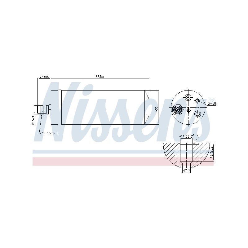 Filtre Deshydratant Clim Pour Renault Twingo I 8200094271 8200296433