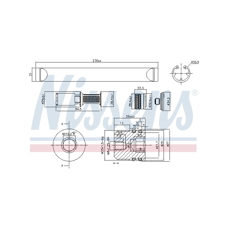 Filtre Deshydratant Clim Pour VW Audi Seat Alhambra Skoda 5K0298403 5M0298403
