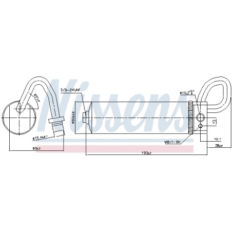 Filtre Deshydratant Clim Pour Nissan Qashqai +2 I 92133BB50A