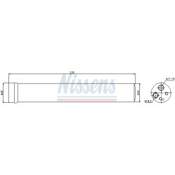 Filtre Deshydratant Clim Pour Renault Kangoo 7701058994