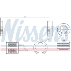Filtre Deshydratant Clim Pour VW Sharan Seat Alhambra 7N0898191