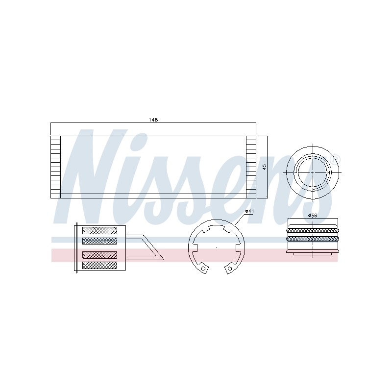 Filtre Deshydratant Clim Pour VW Sharan Seat Alhambra 7N0898191
