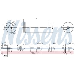 Filtre Deshydratant Clim Pour VW Bora Golf IV Seat Leon Toledo II