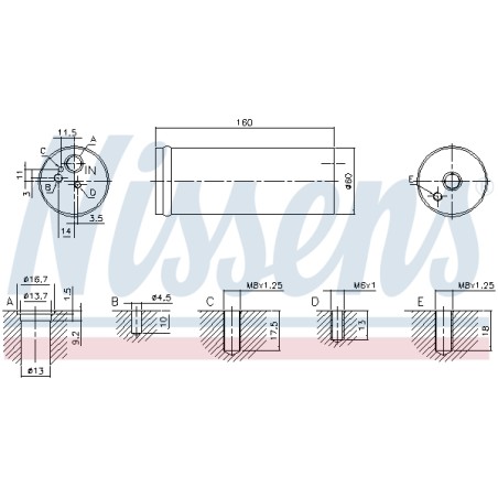 Filtre Deshydratant Clim Pour VW Bora Golf IV Seat Leon Toledo II