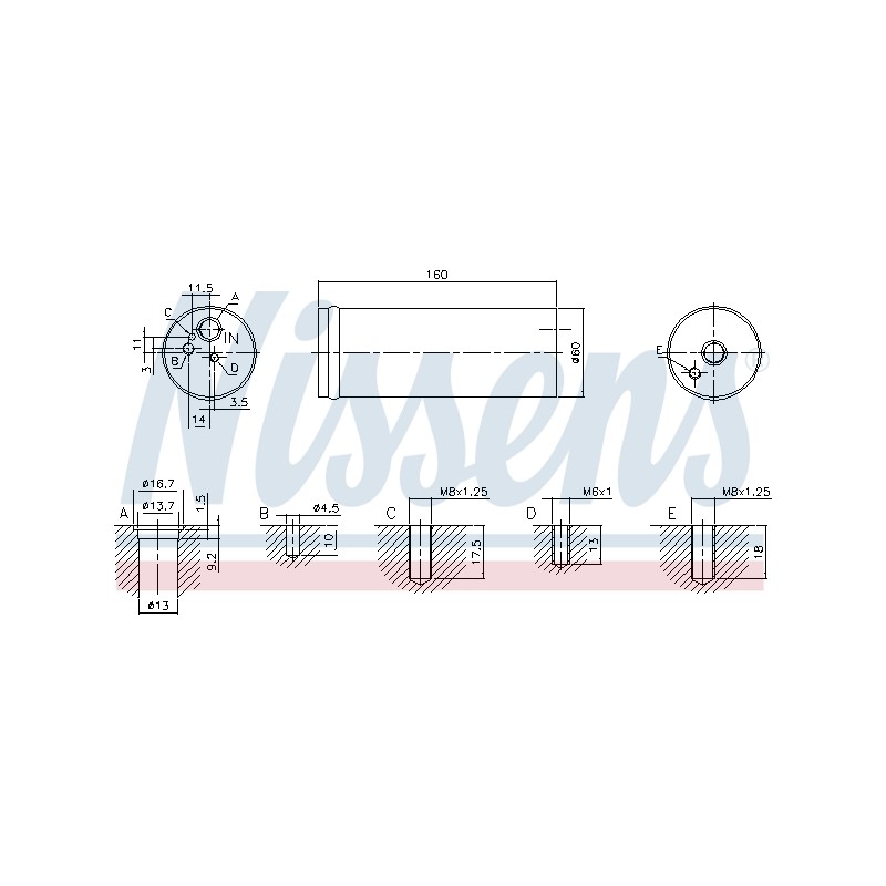 Filtre Deshydratant Clim Pour VW Bora Golf IV Seat Leon Toledo II