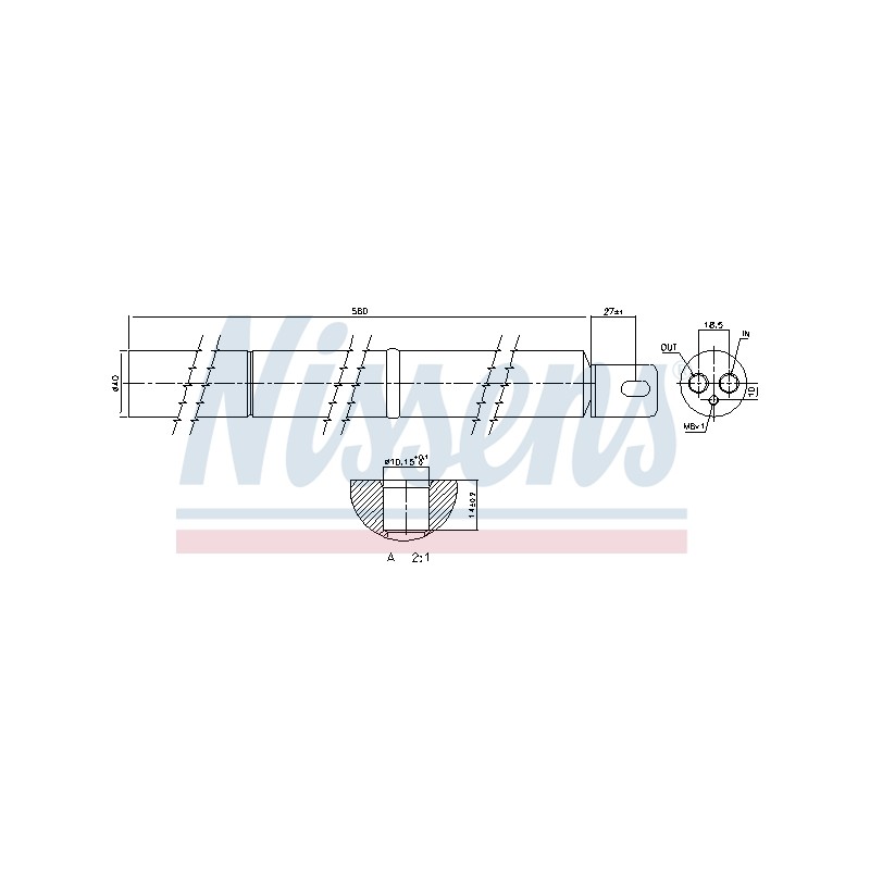 Filtre Deshydratant Clim Pour MERCEDES Classe GL M GLE GLS
