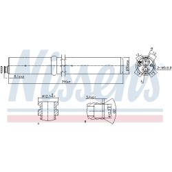 Filtre Deshydratant Clim Pour Audi A4 A5 Q5 8T0298403