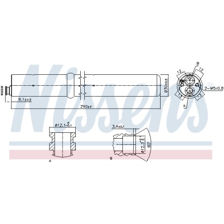 Filtre Deshydratant Clim Pour Audi A4 A5 Q5 8T0298403