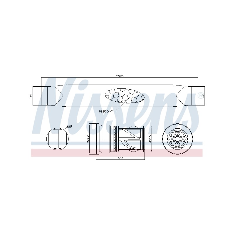 Filtre Deshydratant Clim Pour Ford C-Max II Focus III Grand Kuga Tourneo 1790603