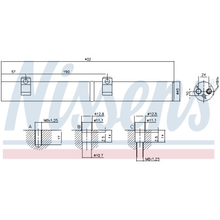 Filtre Deshydratant Clim Pour MERCEDES Classe GL M R