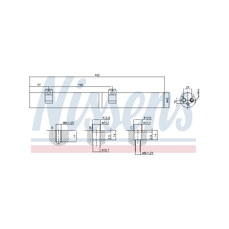 Filtre Deshydratant Clim Pour MERCEDES Classe GL M R