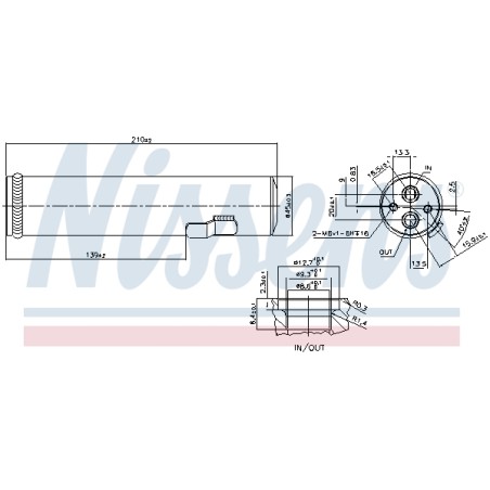 Filtre Deshydratant Clim Pour Hyundai Tucson Tucson/SUV Kia Sportage