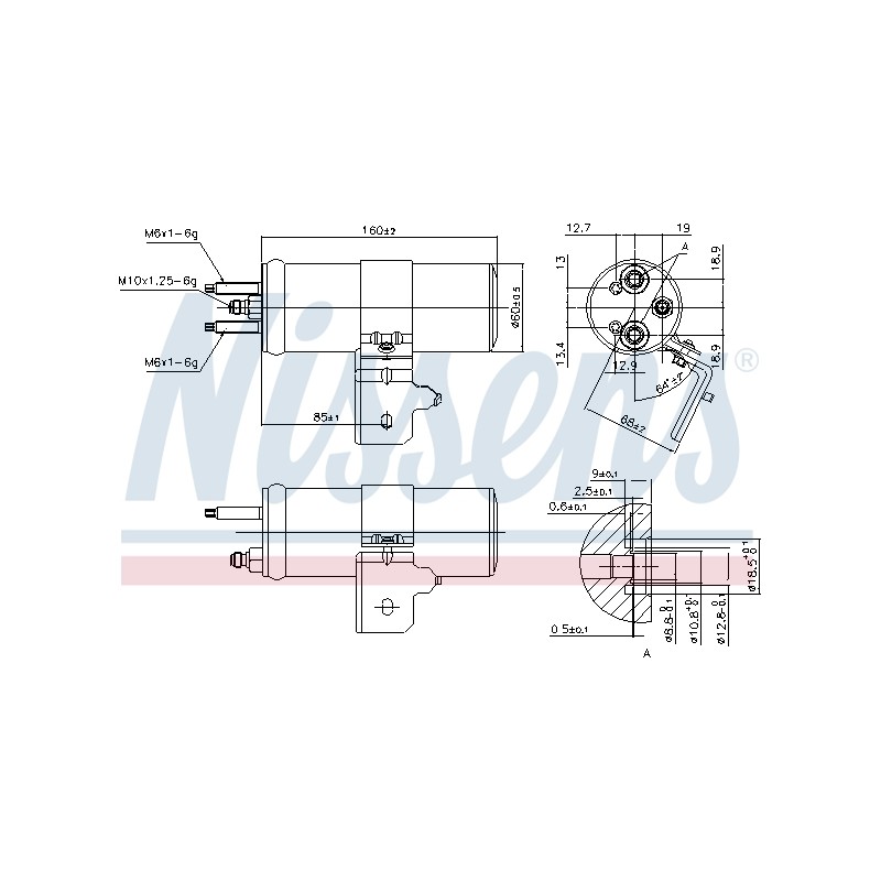 Filtre Deshydratant Clim Pour Ford B-Max Fiesta VI 1751984 AV1119D848AA