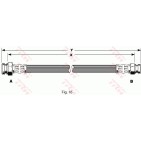 Flexible de Frein Avant Pour Hyundai Galloper I Mitsubishi Colt I Lancer F