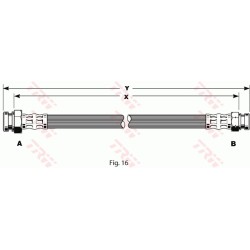 Flexible de Frein Avant Pour Hyundai Galloper I Mitsubishi Colt I Lancer F