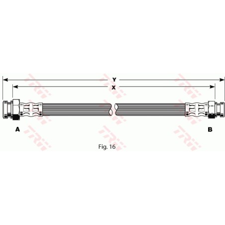 Flexible de Frein Avant Pour Hyundai Galloper I Mitsubishi Colt I Lancer F