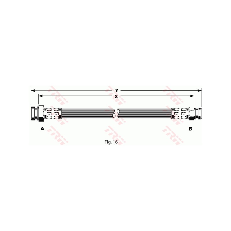 Flexible de Frein Avant Pour Hyundai Galloper I Mitsubishi Colt I Lancer F