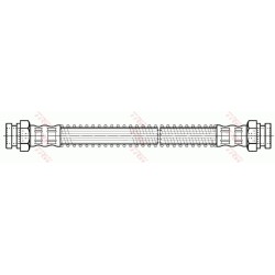 Flexible De Frein Arrière Pour Peugeot 205 - I II 304 309 480653 481629