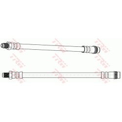 Flexible de Frein Avant Pour Renault 21 Clio I Twingo 7700804356 7700824736