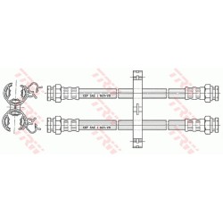 Flexible De Frein Arrière Pour Fiat Elba Fiorino 7762435