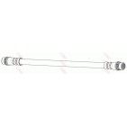 Flexible De Frein Arrière Gauche Pour Peugeot 206 480693