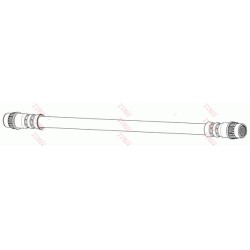 Flexible De Frein Arrière Gauche Pour Peugeot 206 480693