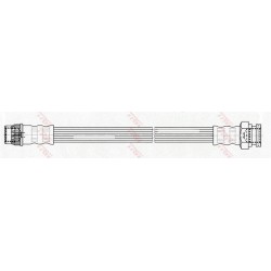 Flexible De Frein Arrière Pour Peugeot Citroën Berlingo C4 Picasso DS 4806G5
