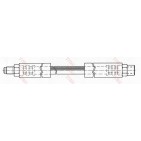 Flexible de Frein Avant Pour Talbot 1307-1510 Horizon Matra Bagheera 0015602400