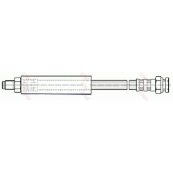 Flexible de Frein Avant Pour Peugeot Renault Citroën Talbot 480619 7701349126