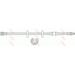 Flexible de Frein Avant Pour Fiat Panda Lancia Y10 71736959 7598927 7573601