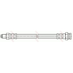 Flexible De Frein Arrière Pour Fiat 500L Alfa Romeo Autobianchi Lancia 46809898