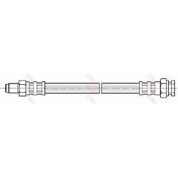 Flexible De Frein Arrière Pour Renault Fiat Alfa Romeo 5000388496 71736956
