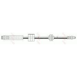 Flexible de Frein Avant Pour Fiat Cinquecento 0000046476990 46481635 7635376