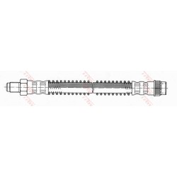Flexible de Frein Avant Pour Peugeot Fiat Citroën Lancia 480668 1472155080